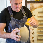 Keith Brymer-Jones at work in his studio 2018